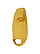 Infant Fine Jersey Bodysuit Mustard Ghosted Side View