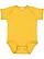 Infant Fine Jersey Bodysuit Mustard 1