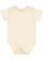 Infant Fine Jersey Bodysuit Natural 1 Open