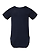 Infant Fine Jersey Bodysuit Navy Ghosted Back View