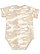 Infant Fine Jersey Bodysuit Natural Camo 1 Back