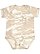Infant Fine Jersey Bodysuit Natural Camo 1 Open