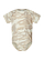 Infant Fine Jersey Bodysuit Natural Camo Ghosted Front View