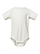 Infant Fine Jersey Bodysuit Natural Heather Ghosted Front View