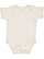 Infant Fine Jersey Bodysuit Natural Heather 1 Open