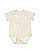 Infant Fine Jersey Bodysuit Natural Leopard 1 Open