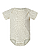 Infant Fine Jersey Bodysuit Natural Leopard Ghosted Front View