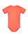 Infant Fine Jersey Bodysuit Papaya Ghosted Front View