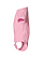 Infant Fine Jersey Bodysuit Pink Ghosted Side View