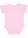 Infant Fine Jersey Bodysuit Pink 1 Back