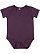 Infant Fine Jersey Bodysuit Plum 1 Open