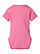 Infant Fine Jersey Bodysuit Raspberry Ghosted Back View
