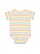 Infant Fine Jersey Bodysuit Rainbow Stripe 1 Back