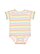 Infant Fine Jersey Bodysuit Rainbow Stripe 1