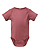 Infant Fine Jersey Bodysuit Rouge Ghosted Front View