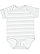 Infant Fine Jersey Bodysuit Shadow Stripe 1 Open