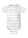 Infant Fine Jersey Bodysuit Shadow Stripe Ghosted Front View