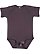 Infant Fine Jersey Bodysuit Slate 1 Open