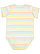 Infant Fine Jersey Bodysuit Sunkissed Stripe 1 Back