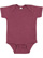 Infant Fine Jersey Bodysuit Vintage Burgundy 1