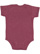 Infant Fine Jersey Bodysuit Vintage Burgundy 1 Back