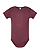 Infant Fine Jersey Bodysuit Vintage Burgundy Ghosted Front View
