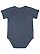 Infant Fine Jersey Bodysuit Vintage Denim 1 Back