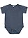 Infant Fine Jersey Bodysuit Vintage Denim 1 Open