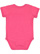 Infant Fine Jersey Bodysuit Vintage Hot Pink 1 Back