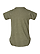 Infant Fine Jersey Bodysuit Vintage Military Green Ghosted Back View