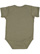 Infant Fine Jersey Bodysuit Vintage Military Green 1 Back