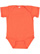 Infant Fine Jersey Bodysuit Vintage Orange 1