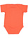 Infant Fine Jersey Bodysuit Vintage Orange 1 Back