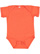 Infant Fine Jersey Bodysuit Vintage Orange 1 Open