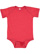 Infant Fine Jersey Bodysuit Vintage Red 1 Open