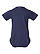 Infant Fine Jersey Bodysuit Vintage True Navy Ghosted Back View