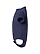 Infant Fine Jersey Bodysuit Vintage True Navy Ghosted Side View