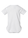 Infant Fine Jersey Bodysuit White Ghosted Back View
