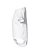 Infant Fine Jersey Bodysuit White Ghosted Side View
