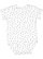 Infant Fine Jersey Bodysuit White Spot 1 Back