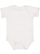 Infant Fine Jersey Bodysuit White 1 Open