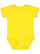 Infant Fine Jersey Bodysuit Yellow 1