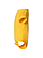 Infant Fine Jersey Bodysuit Yellow Ghosted Side View