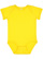 Infant Fine Jersey Bodysuit Yellow 1 Open