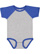 Infant Baseball Bodysuit Vintage Heather/Vintage Royal 1