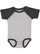 Infant Baseball Bodysuit Vintage Heather/Vintage Smoke 1