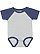 Infant Baseball Bodysuit VN Heather/VN True Navy 1