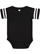 Infant Football Bodysuit Black/White 1