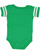 Infant Football Bodysuit Vintage Green/Blended White 1 Back