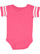 Infant Football Bodysuit Vintage Hot Pink/Blended White 1 Back
